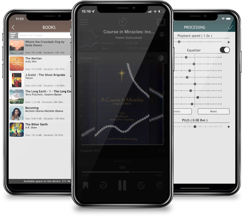 Audiobook Course in Miracles: Includes Text, Workbook for Students, Manual for Teachers) (H) by Helen Schucman