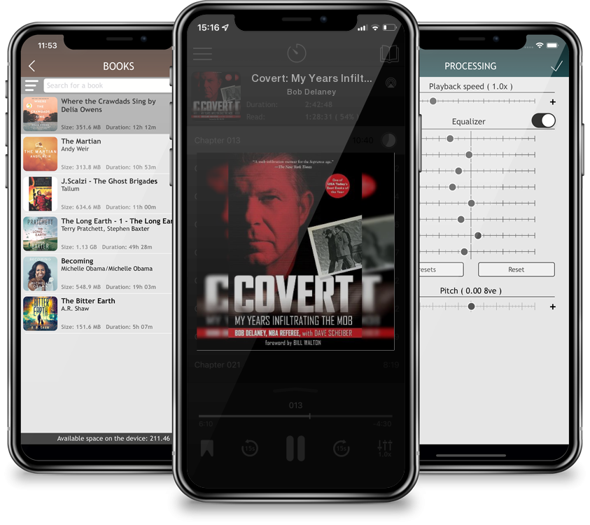 Audiobook Covert: My Years Infiltrating the Mob by Bob Delaney