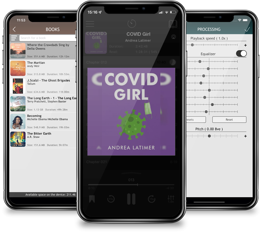 Audiobook COVID Girl by Andrea Latimer