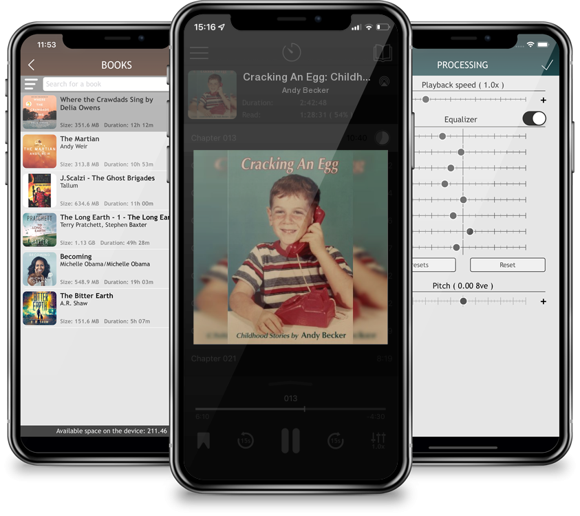 Audiobook Cracking An Egg: Childhood Stories by Andy Becker