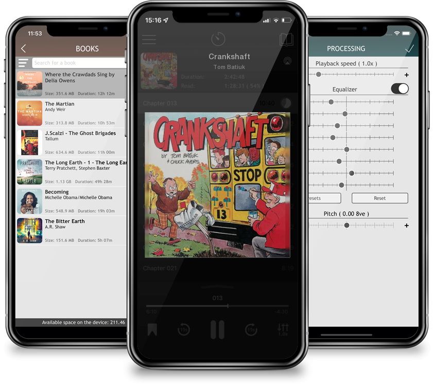 Audiobook Crankshaft by Tom Batiuk