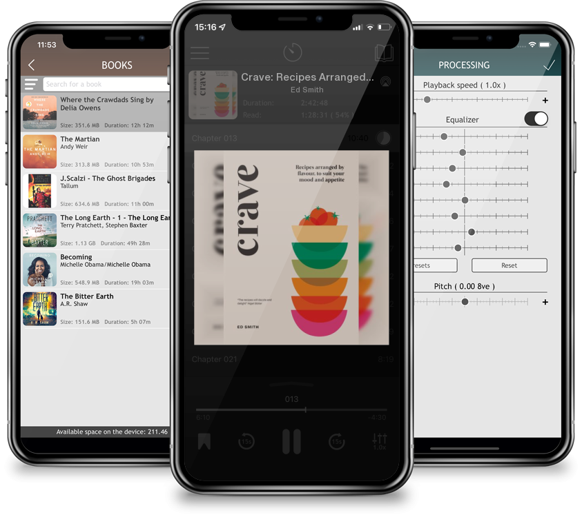 Audiobook Crave: Recipes Arranged by Flavour, to Suit Your Mood and Appetite by Ed Smith