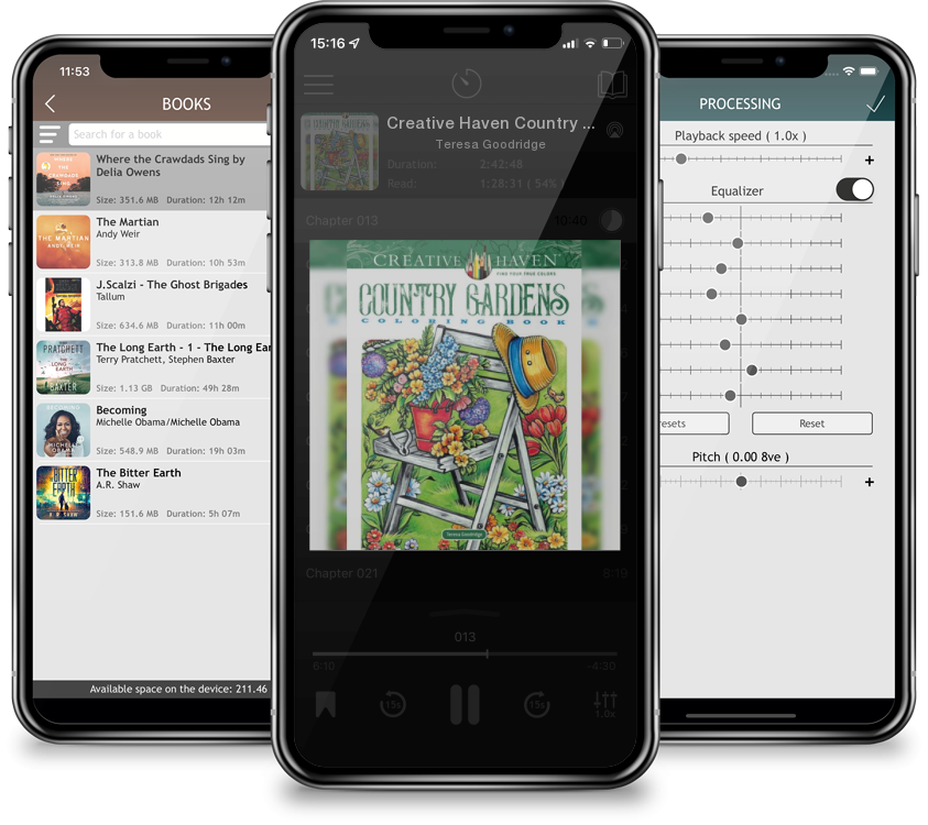 Audiobook Creative Haven Country Gardens Coloring Book (Creative Haven Coloring Books) by Teresa Goodridge