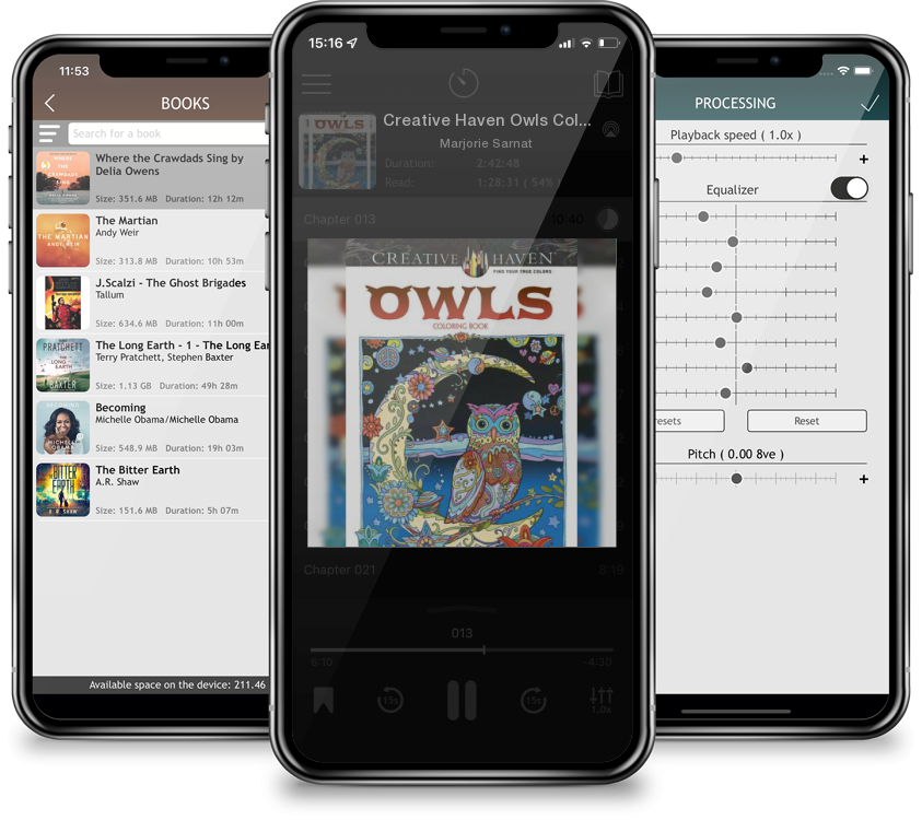 Audiobook Creative Haven Owls Coloring Book (Adult Coloring) by Marjorie Sarnat