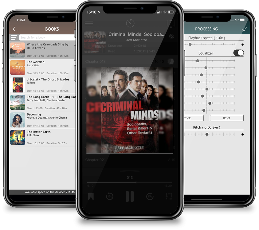 Audiobook Criminal Minds: Sociopaths, Serial Killers, and Other Deviants by Jeff Mariotte