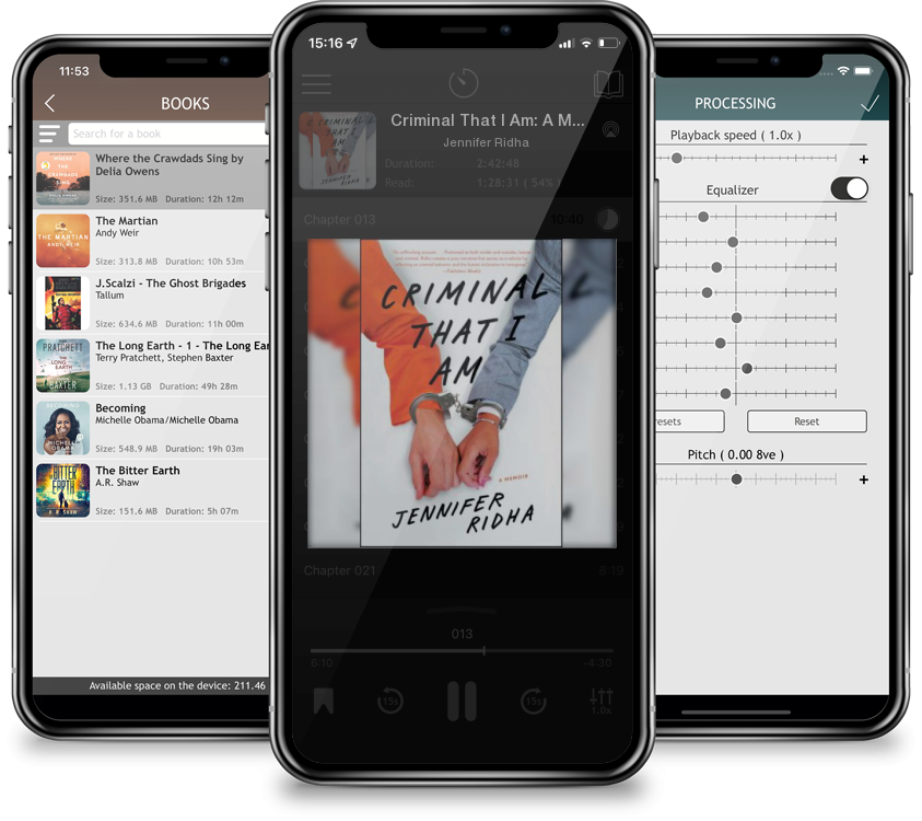 Audiobook Criminal That I Am: A Memoir by Jennifer Ridha