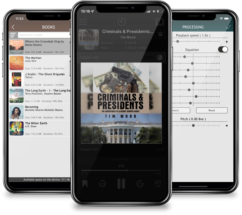 Audiobook Criminals & Presidents: The Adventures of a Secret Service Agent by Tim Wood