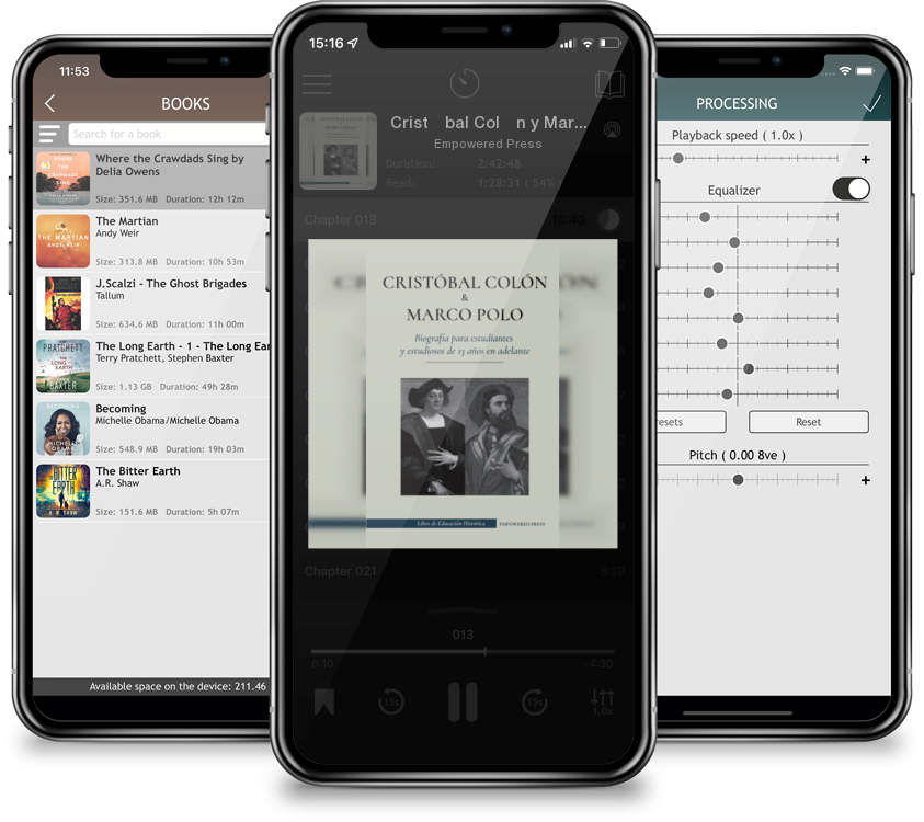 Audiobook Cristóbal Colón y Marco Polo - Biografía para estudiantes y estudiosos de 13 años en adelante: (Exploración del mundo - Viajes a América y China) by Empowered Press