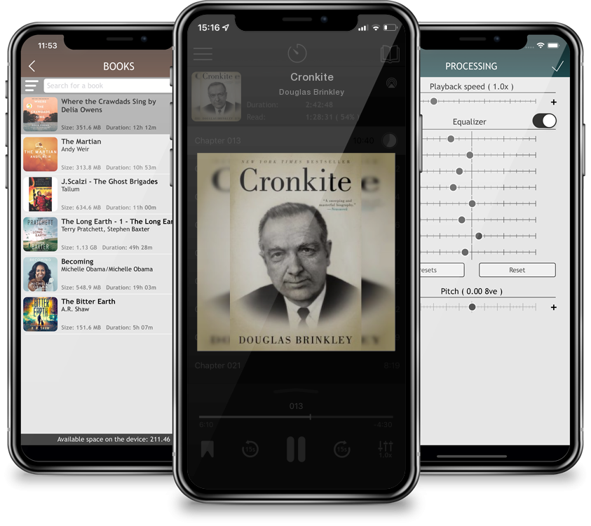 Listen Cronkite by Douglas Brinkley in MP3 Audiobook Player for free