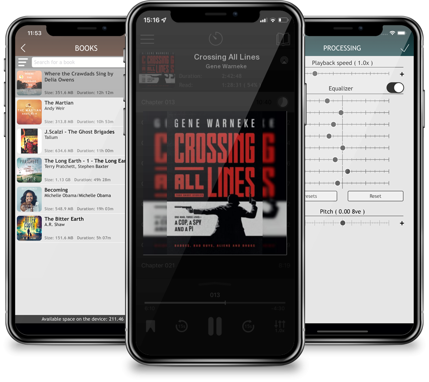 Audiobook Crossing All Lines by Gene Warneke