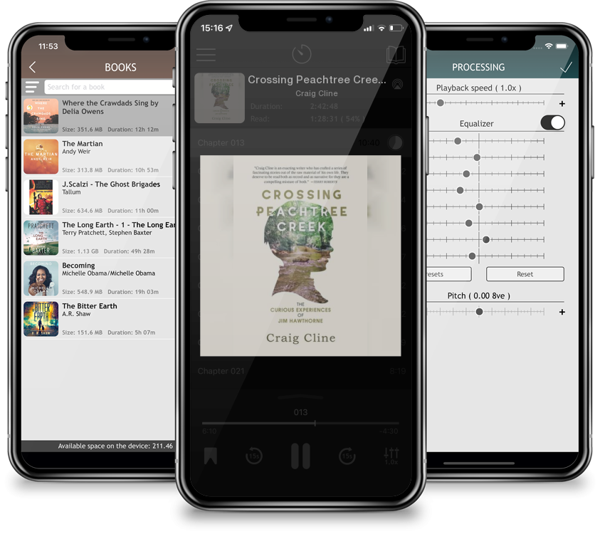 Audiobook Crossing Peachtree Creek: The Curious Experiences of Jim Hawthorne by Craig Cline