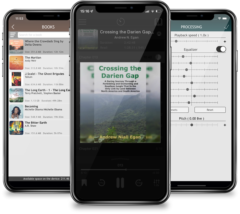 Audiobook Crossing the Darien Gap: A Daring Journey Through the Roadless and Enchanting Jungle That Separates North America and South America by Andrew N. Egan