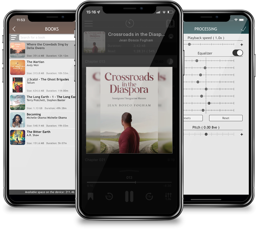 Audiobook Crossroads in the Diaspora: Immigrants\' Integration Matters by Jean Bosco Fogham