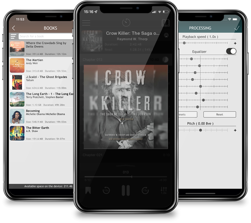 Audiobook Crow Killer: The Saga of Liver-Eating Johnson by Raymond W. Thorp