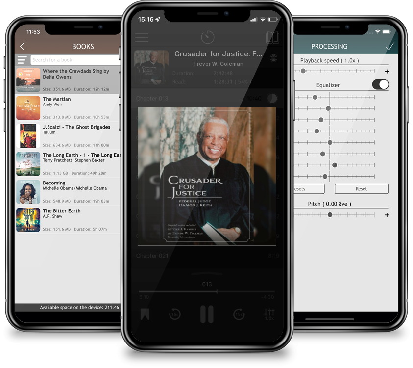 Audiobook Crusader for Justice: Federal Judge Damon J. Keith by Trevor W. Coleman