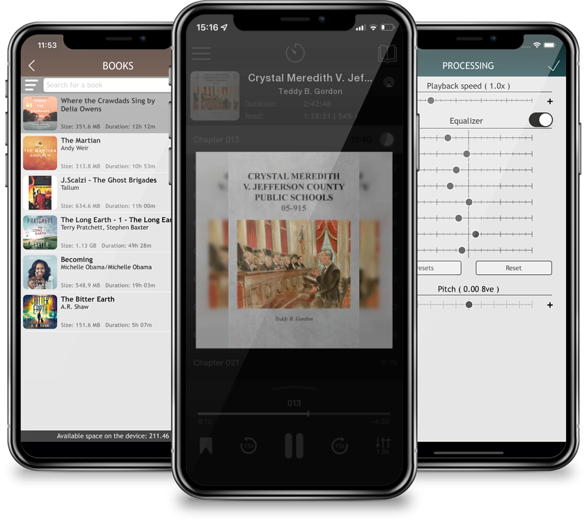 Audiobook Crystal Meredith V. Jefferson County Public Schools by Teddy B. Gordon