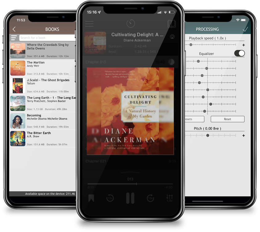 Audiobook Cultivating Delight: A Natural History of My Garden by Diane Ackerman