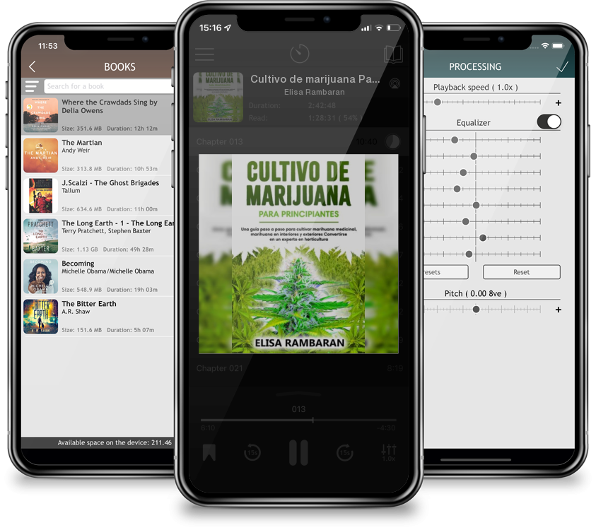 Listen Cultivo de marijuana Para principiantes by Elisa Rambaran in MP3 Audiobook Player for free