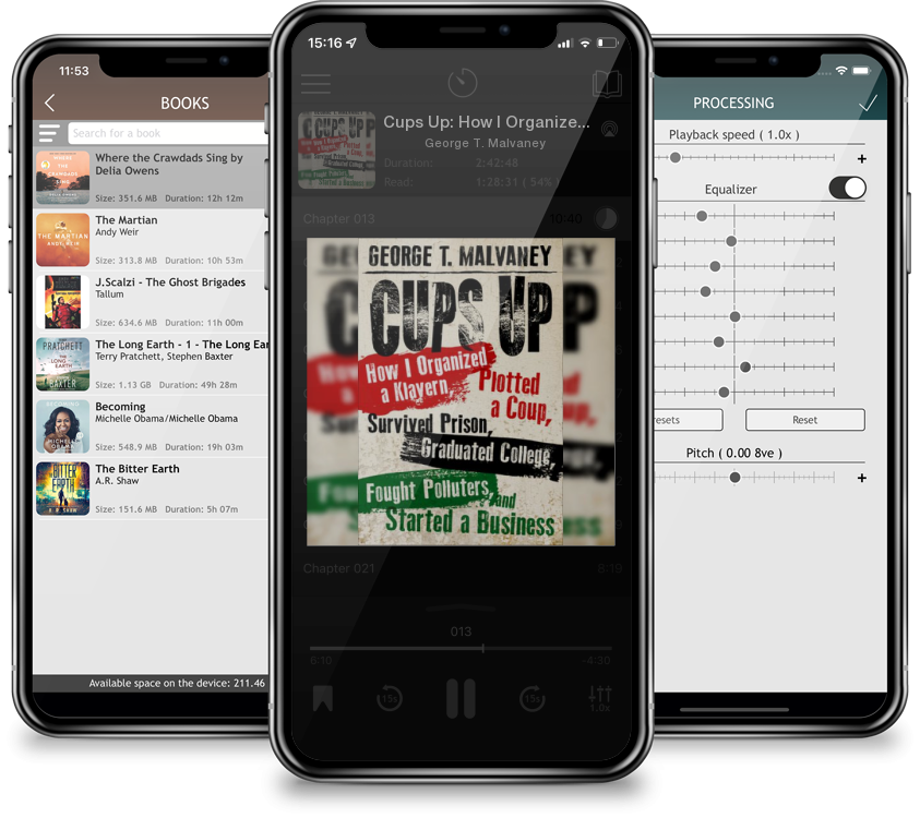 Audiobook Cups Up: How I Organized a Klavern, Plotted a Coup, Survived Prison, Graduated College, Fought Polluters, and Started a Busines (Willie Morris Books in Memoir and Biography) by George T. Malvaney