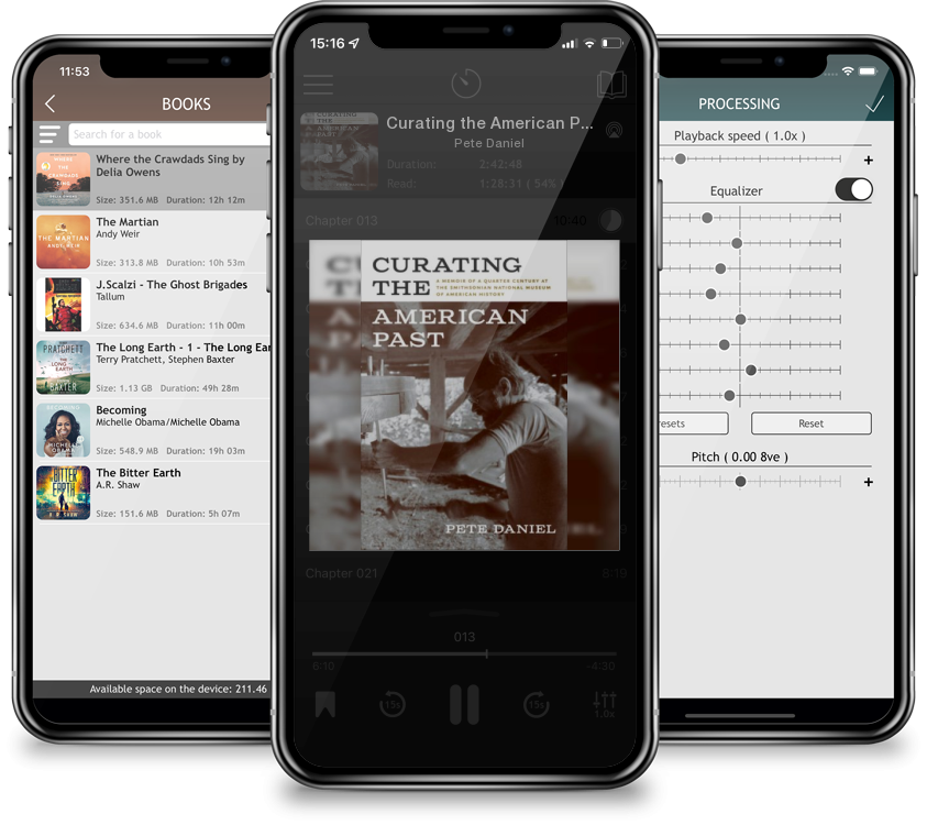Audiobook Curating the American Past: A Memoir of a Quarter Century at the Smithsonian National Museum of American History by Pete Daniel