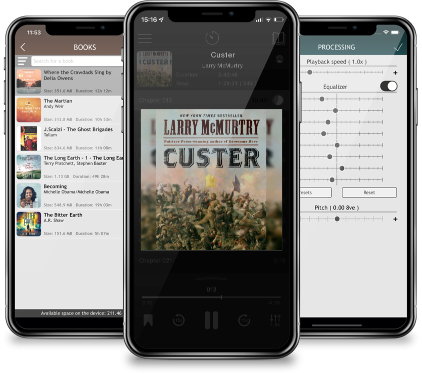 Audiobook Custer by Larry McMurtry