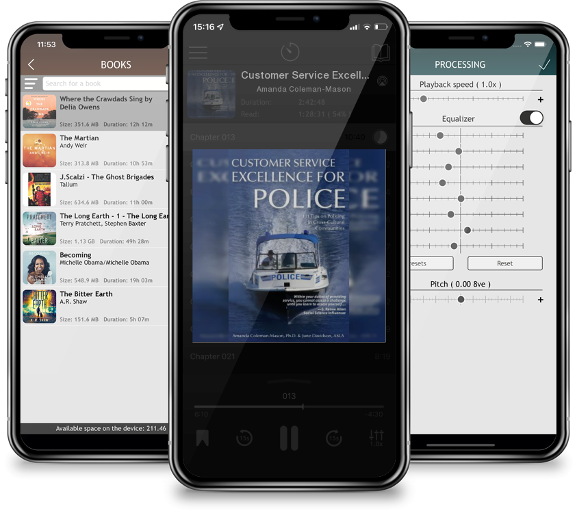 Audiobook Customer Service Excellence for Police: 101 Tips on Policing in Cross-Cultural Communities by Amanda Coleman-Mason