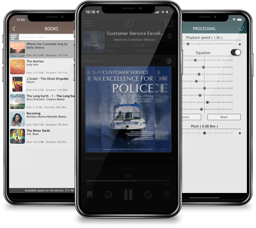 Listen Customer Service Excellence for Police: 101 Tips on Policing in Cross-Cultural Communities by Amanda Coleman-Mason in MP3 Audiobook Player for free