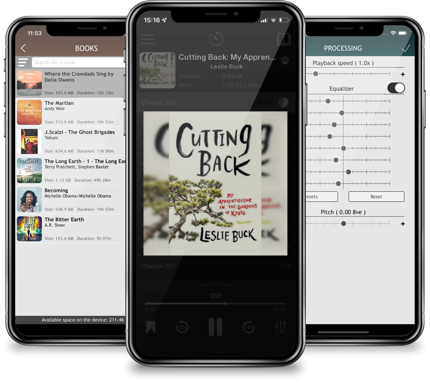 Audiobook Cutting Back: My Apprenticeship in the Gardens of Kyoto by Leslie Buck