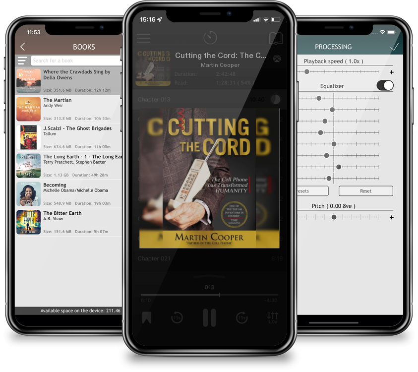 Audiobook Cutting the Cord: The Cell Phone Has Transformed Humanity by Martin Cooper