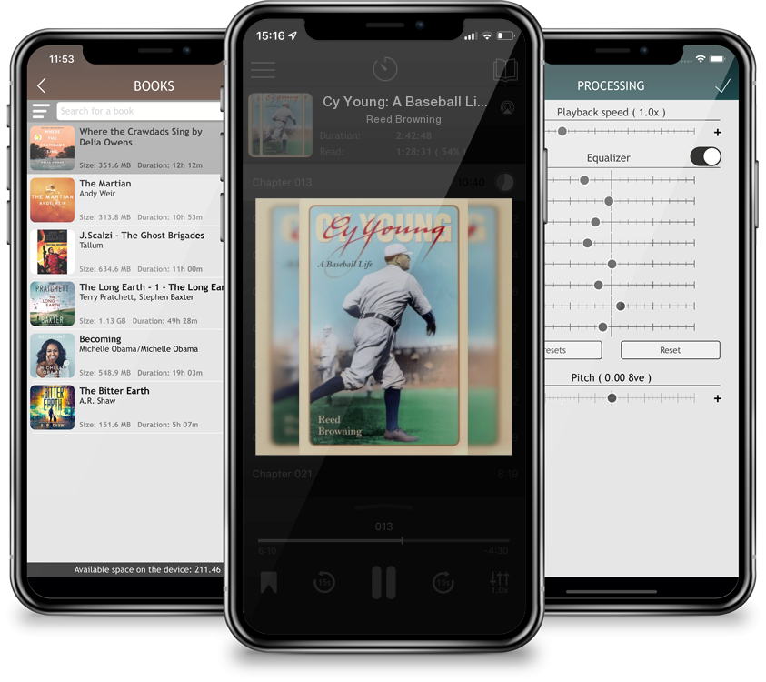 Audiobook Cy Young: A Baseball Life by Reed Browning
