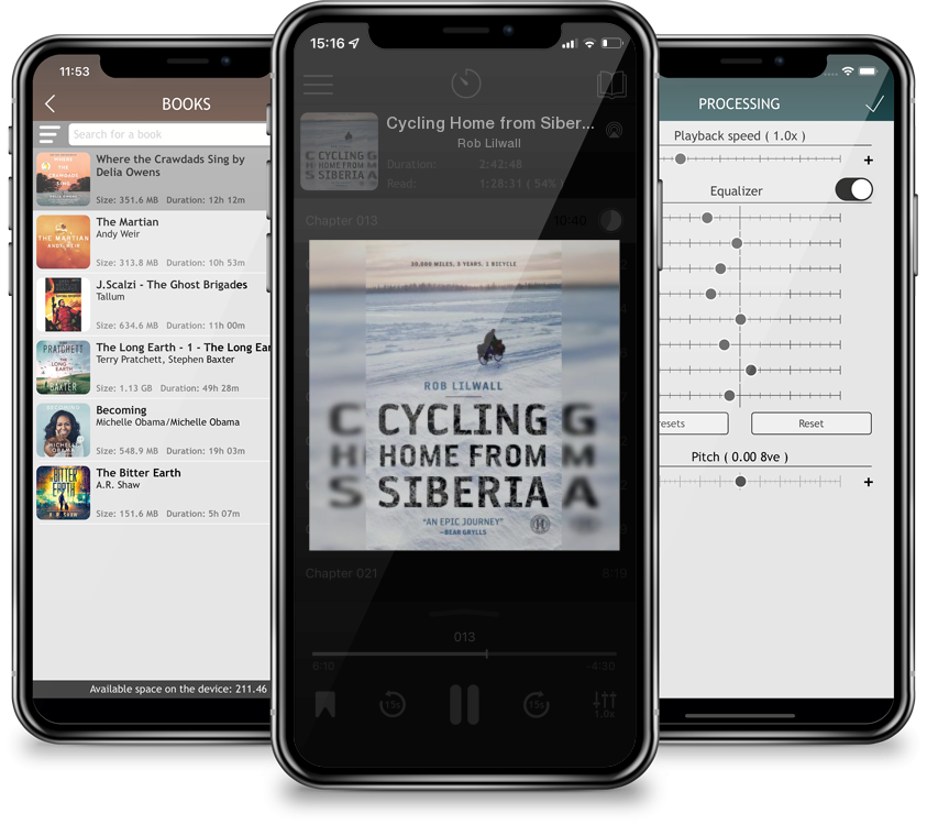 Audiobook Cycling Home from Siberia: 30,000 miles, 3 years, 1 bicycle by Rob Lilwall