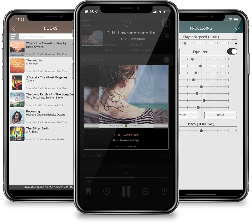 Audiobook D. H. Lawrence and Italy: Sketches from Etruscan Places, Sea and Sardinia, Twilight in Italy by D. H. Lawrence