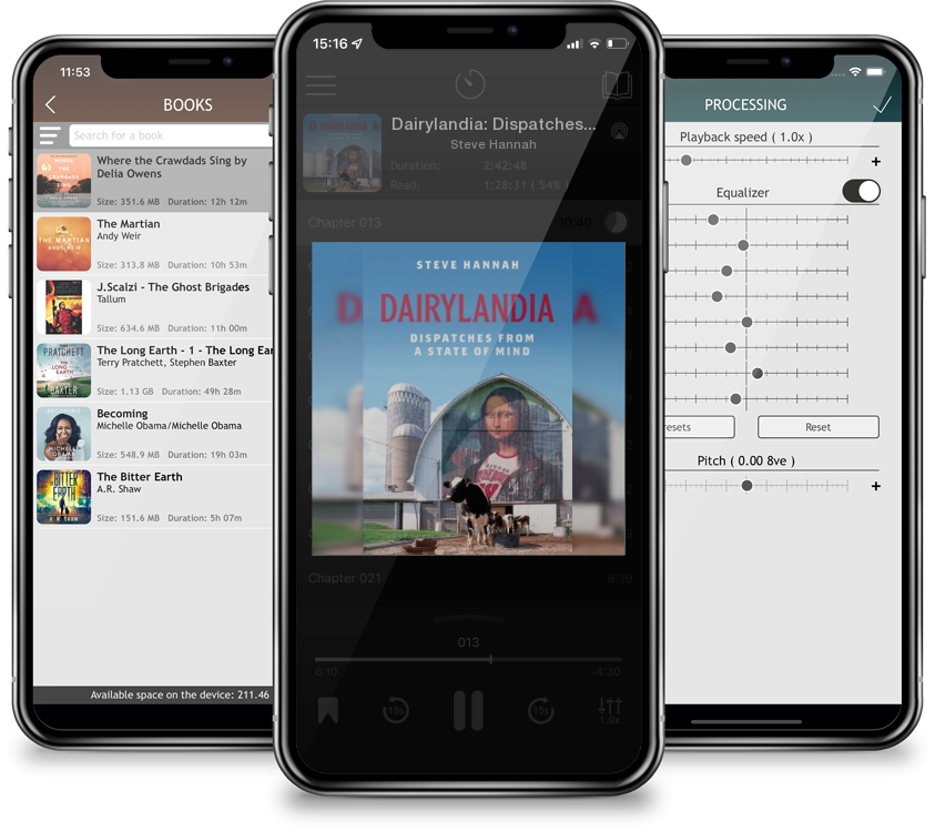 Audiobook Dairylandia: Dispatches from a State of Mind by Steve Hannah