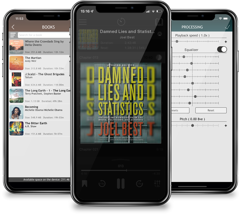Audiobook Damned Lies and Statistics: Untangling Numbers from the Media, Politicians, and Activists by Joel Best