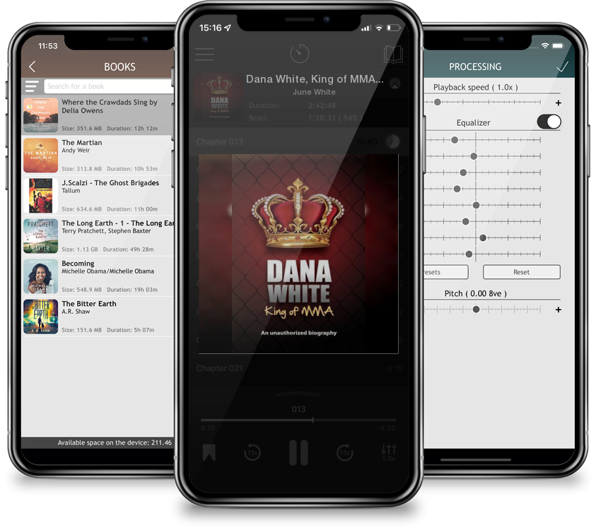 Audiobook Dana White, King of MMA: Dana White an unauthorized biography by June White