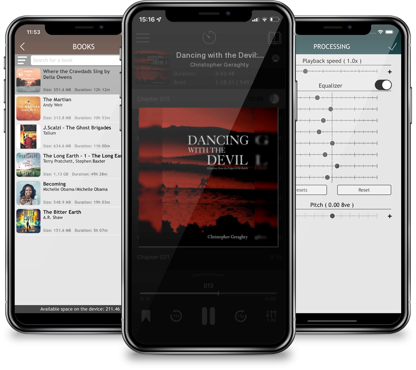 Audiobook Dancing with the Devil: A Journey from the Pulpit to the Bench by Christopher Geraghty