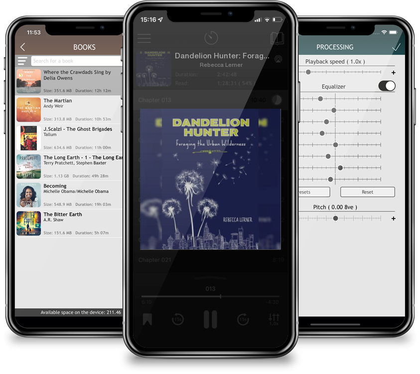 Audiobook Dandelion Hunter: Foraging the Urban Wilderness by Rebecca Lerner