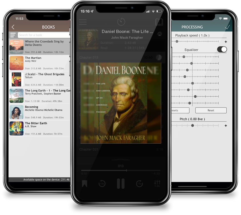 Audiobook Daniel Boone: The Life and Legend of an American Pioneer by John Mack Faragher