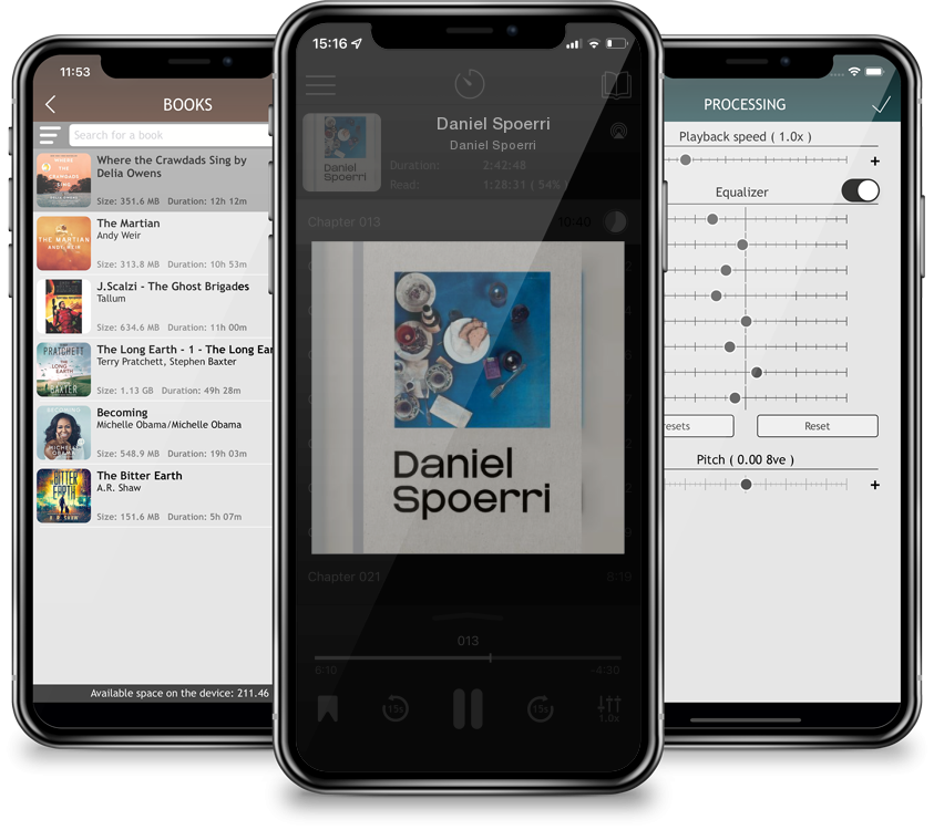 Listen Daniel Spoerri by Daniel Spoerri in MP3 Audiobook Player for free