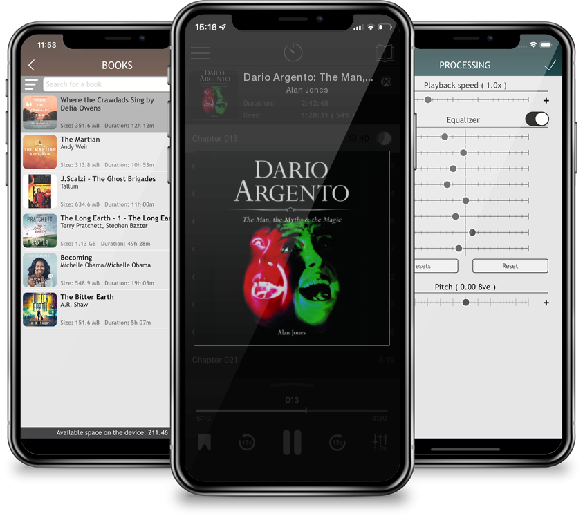 Audiobook Dario Argento: The Man, the Myths & the Magic by Alan Jones