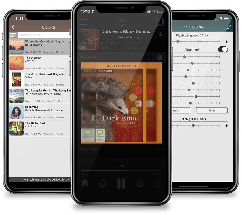 Audiobook Dark Emu: Black Seeds: Agriculture or Accident? (MP3 CD) by Bruce Pascoe