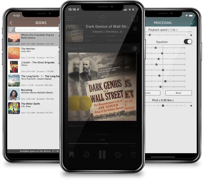 Audiobook Dark Genius of Wall Street: The Misunderstood Life of Jay Gould, King of the Robber Barons by Edward J. Renehan, Jr.