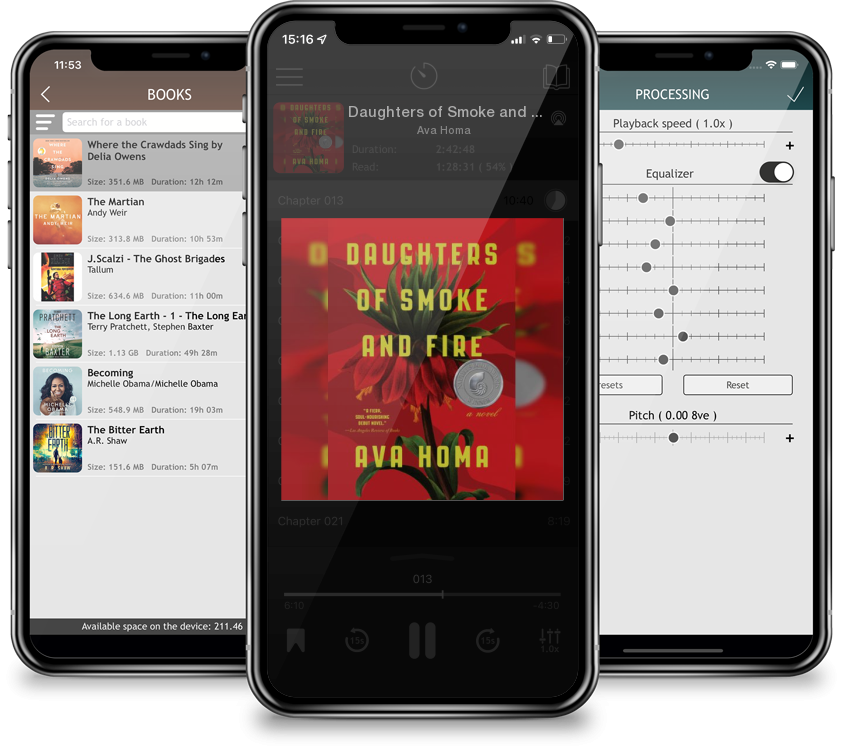 Audiobook Daughters of Smoke and Fire: A Novel by Ava Homa