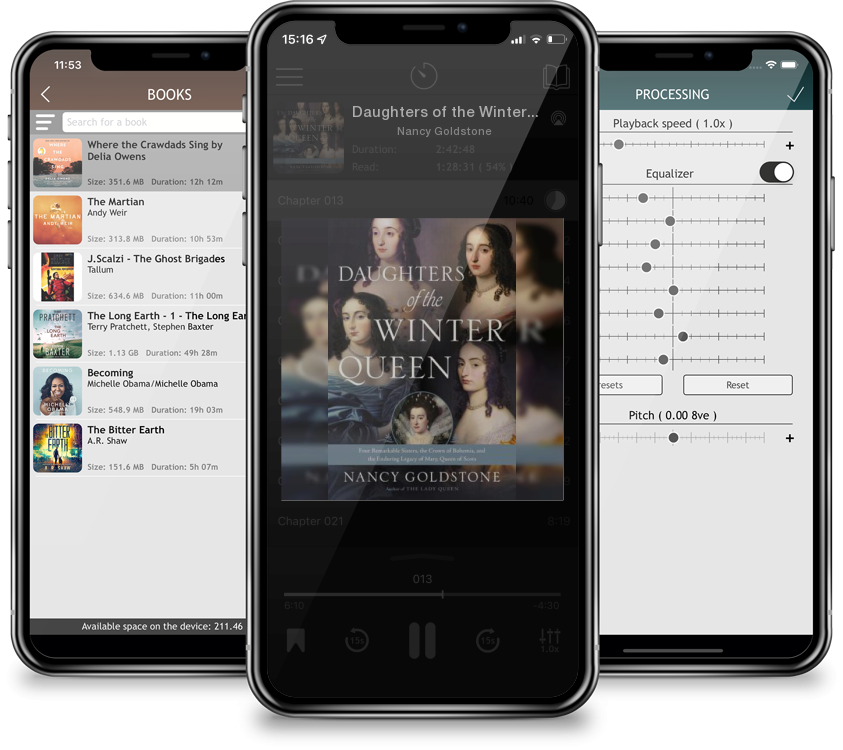 Audiobook Daughters of the Winter Queen: Four Remarkable Sisters, the Crown of Bohemia, and the Enduring Legacy of Mary, Queen of Scots by Nancy Goldstone