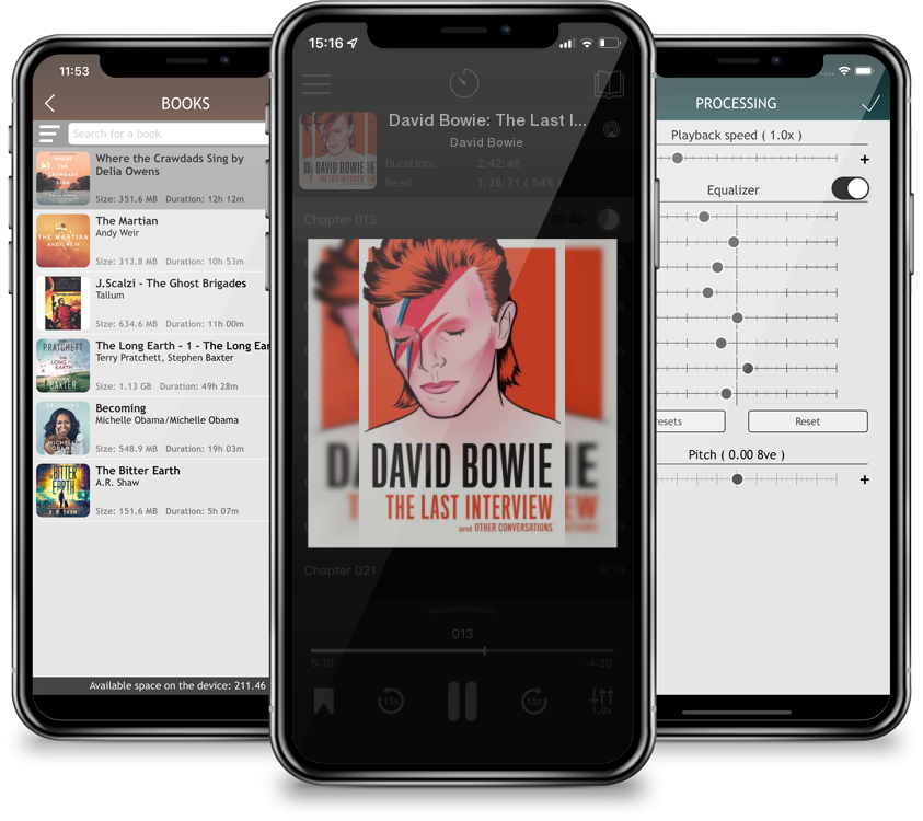 Listen David Bowie: The Last Interview: and Other Conversations (The Last Interview Series) by David Bowie in MP3 Audiobook Player for free