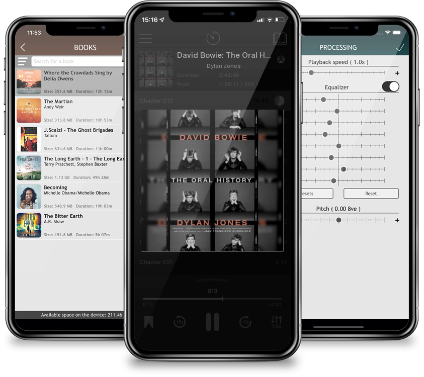 Audiobook David Bowie: The Oral History by Dylan Jones