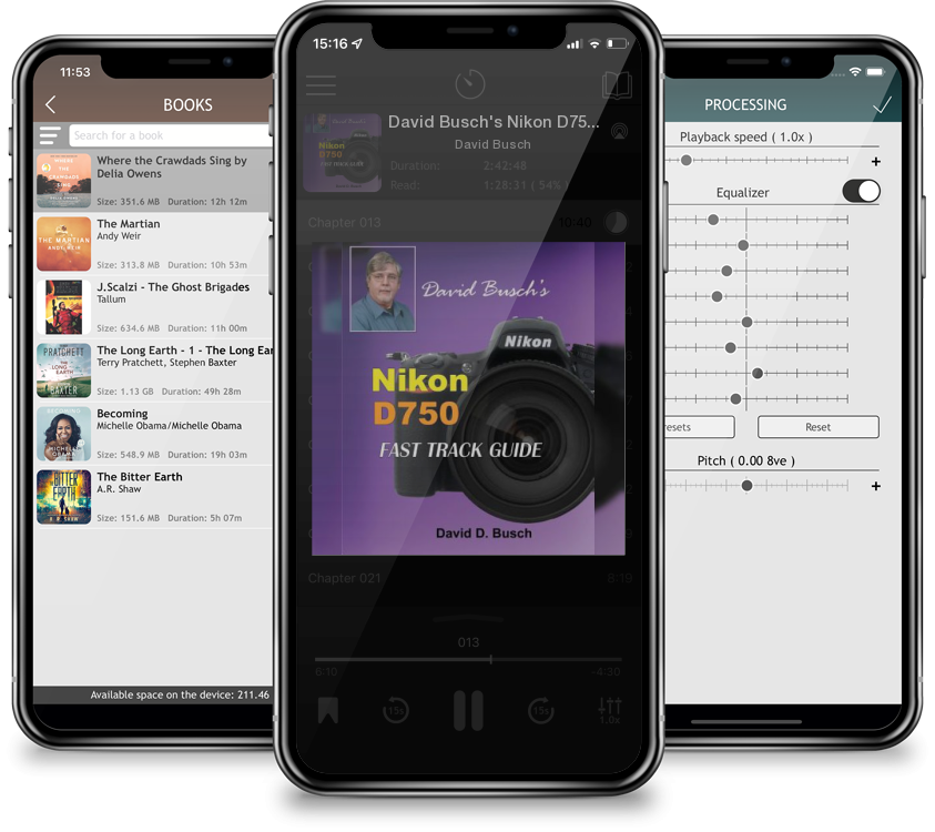 Audiobook David Busch\'s Nikon D750 Fast Track Guide by David Busch