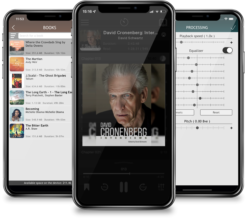 Listen David Cronenberg: Interviews (Conversations with Filmmakers) by David Schwartz in MP3 Audiobook Player for free