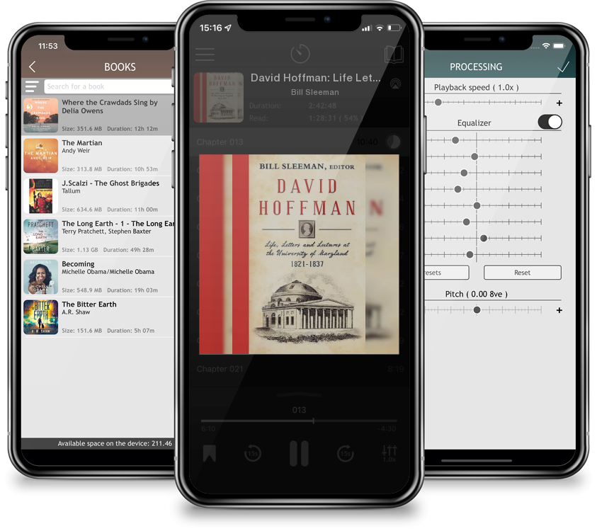 Audiobook David Hoffman: Life Letters and Lectures at the University of Maryland 1821-1837. by Bill Sleeman