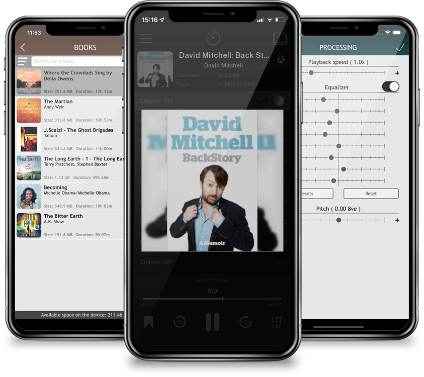 Audiobook David Mitchell: Back Story by David Mitchell